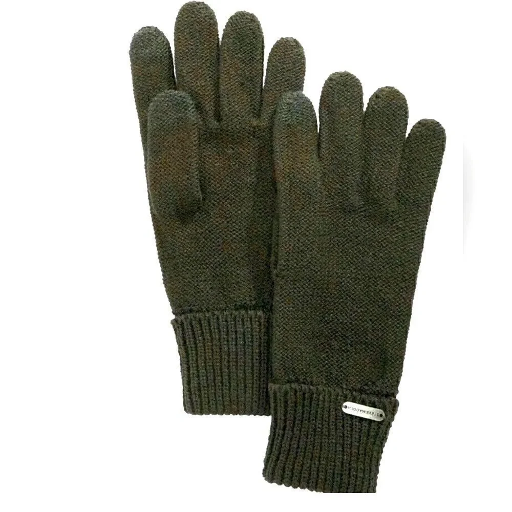 Set of 2 Steve Madden Men’s Solid Boyfriend Touch Gloves (Green, Black)